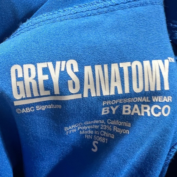 Grey’s Anatomy By Barca Blue Scrub Pants Sz Small - Picture 3 of 4